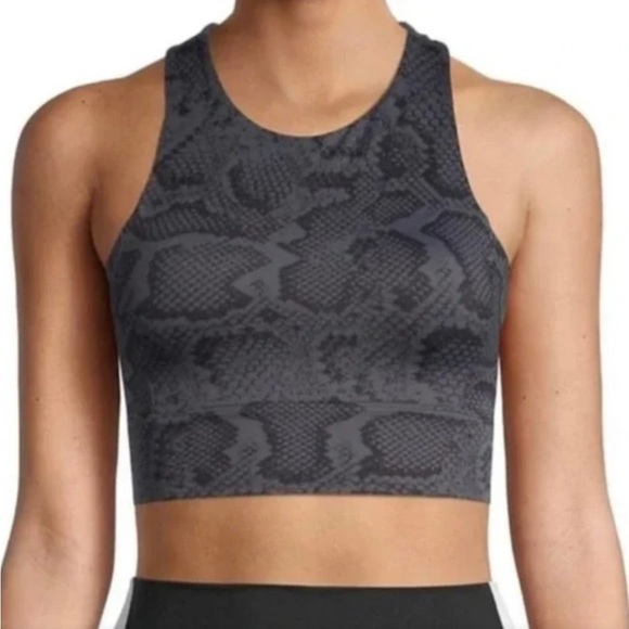 Allfenix Indie Python Print Racerback Sports Bra S - Picture 1 of 6